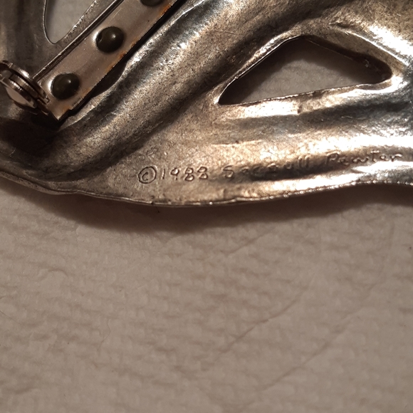 SEAGULL Pewter Brooch - Picture 3 of 3